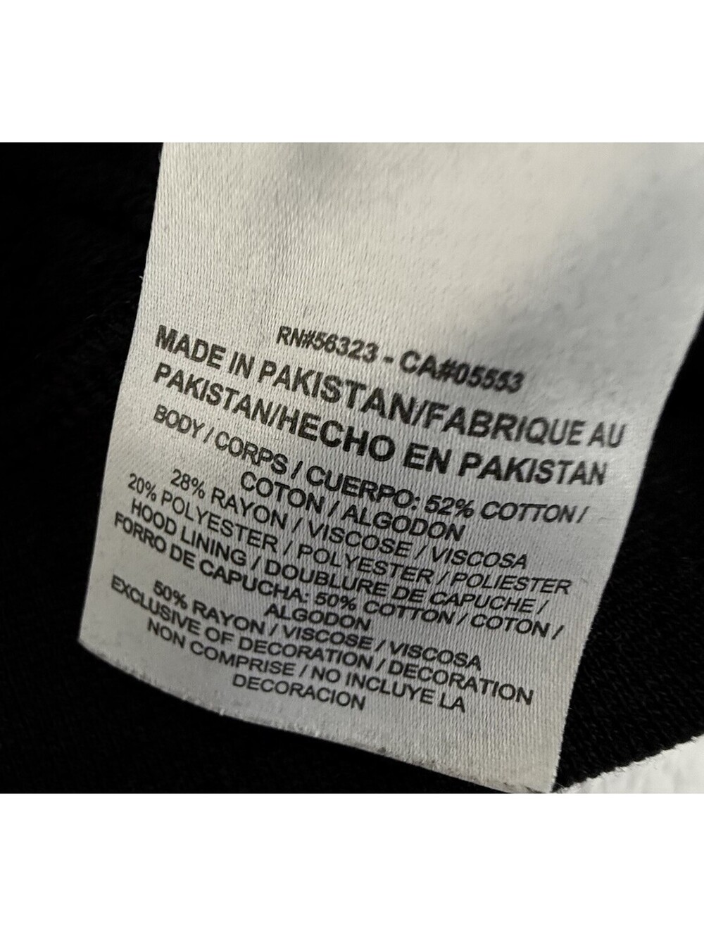 Nike Womens L Black Funnel Neck Hoodie Pullover Kangaroo Pocket - Picture 9 of 10